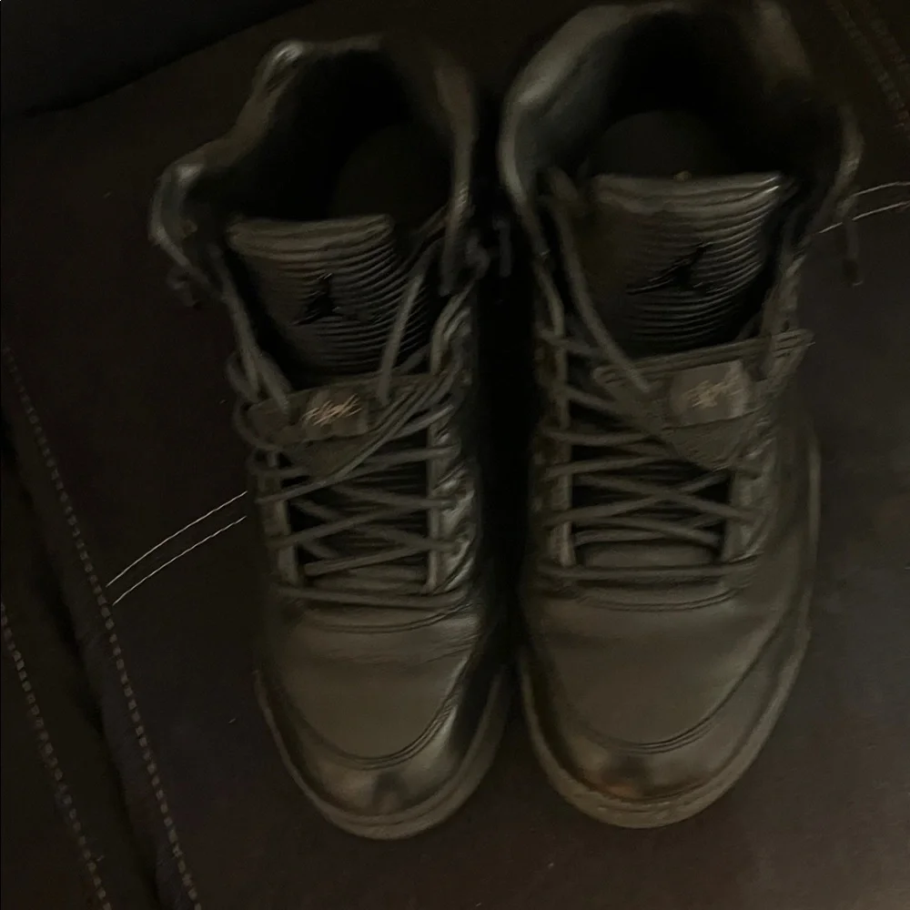 Jordan Black High-Top Sneakers - Picture 2 of 9